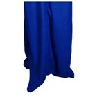 Adonna Vintage Robe Housecoat Blue Size Medium Full Length Zip Pocket Duster Photo 3