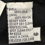 Oleg Cassini  Women’s Silk Black Cocktail Evenings Beaded Dress Sz 6 Photo 12