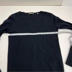 Vince  100% Cashmere Deep V-neck Long Sleeve‎ Sweater Womens Size Small Black Photo 4