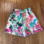 H&M cottonâfloral pull on shorts size xs Photo 1