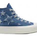Converse Chuck Taylor All Star Lift Denim High Top Sneaker Navy / Egret Photo 0