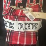PINK - Victoria's Secret New Gift Set VS PINK Plaid Logo Tote and VS Cotton Oversized Plaid Boxer Shorts Photo 9