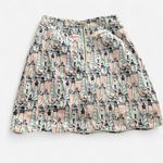 Lauren James Lighthouse Print Scalloped Mini Skirt – Size XS Photo 2