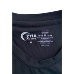 Zyia  Active Black and White Kettle Moon Athletic Tank Photo 4