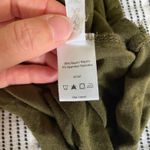 Venus  Ruched Tank Dress XS Olive Green Racerback Bodycon Midi Mature‎ Resortwear Photo 9