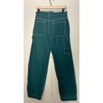 Gap NWT High Rise 90's Loose Carpenter Pants June Bug Green Sz 4 Photo 3