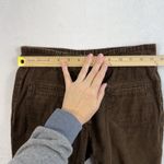 Chloé Vtg CHLOE Sz 34 US XS Flare Pants Mid Rise Brown Corduroy Retro Grunge Designer Photo 10