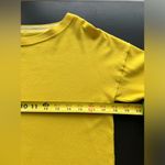 Liu Jo Knite Top With Ruffle Bottom Women's Yellow Sz S Photo 5