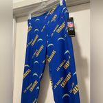NFL NWT Team Apparel Women's Los Angeles Chargers Allover Print Leggings - L Photo 10