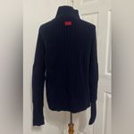 Abercrombie & Fitch Vintage Lambswool Blend Funnel Neck Sweater 90s Y2K Medium Photo 2