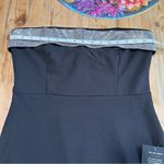 NWT Lulus Unbelievable Sparkle Black Rhinestone Strapless Mini Dress Size L Photo 6