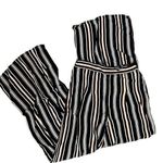 Live to be spoiled  black yellow red striped casual flare leg pants 90s costume Photo 0