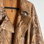 Current Air  Snakeskin Belted Jacket Photo 2