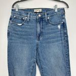 Madewell Size 27 The Mid-Rise Perfect Vintage Jean Medium Wash Distressed Casual Photo 8