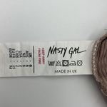 Nasty Gal  Ribbed Crop Top - Size 6 - Stretch Material Photo 4