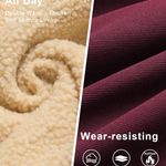 Women's Plus Size Winter Coats Warm Parka Jackets Sherpa Lined Detachable Fur Hood Available in Size 1X to 5X Photo 3