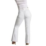 Anthropologie  Paige Laurel Canyon High Rise Flare Jean Crisp White Size 22W NEW Photo 2