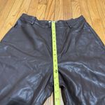 House Of CB  Inaya Chocolate Brown Stretch Vegan Leather Trousers Size Large Photo 10