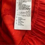 Sandro Azelie Silk-blend Red Satin-Jacquard Mini Dress Photo 9