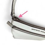 Calvin Klein Michael Kors Riley Crossbody Bag Handbag Med Pebble Gray Leather Photo 8