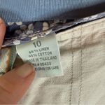 Horny‎ Toad Toad&Co Womens Beige Hiking Cargo Pants Blue Floral Cuff Size 10 Photo 8