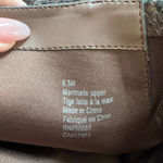 14th & Union  Brown Shiny 3.5” Block Comfort Heel Knee Boot Size 6.5 Stretch Calf Photo 8