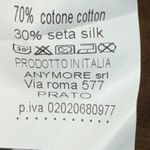 Unbranded Made In Italy Cotton/Silk Sheer Blouse White Size M Photo 3