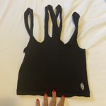Black Happiness runs y neck cut out tank top Size M Photo 2