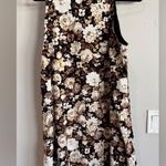 Abercrombie & Fitch high neck floral linen midi dress NWT Photo 1