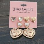Juicy Couture NEW  Earrings Heart Crown Photo 1