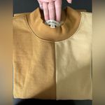 Madewell  color block sweatshirt NWT two tone gold long sleeve womens size medium Photo 7