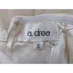 a. drea Cream Strapless Tulle Mini Cocktail Dress NWT Size Small Black Photo 5