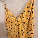 Amanda Uprichard  Amory Sleeveless floral print yellow side slit midi Dress Photo 2