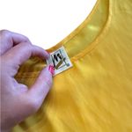 Yellow Sleeveless Women's Top Size M Photo 3