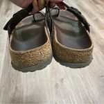 Birkenstock Women's Mayari Birkibuc Sandals Pebbled 38 Brown Black Photo 8