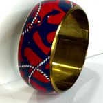 💎Nautical anchor themed red and blue bracelet. Costume piece. Photo 1