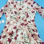 Rabbit Rabbit Rabbit Dress 18 Pink and White Floral Lace Overlay Photo 1