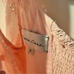 Cara Cara Hart Blush Pink Eyelet Mini Dress | Size 4 Photo 7