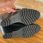 Sorel  After Hours Leather D Ring Lace up Wedge Sandal Bootie sz 5 Photo 3