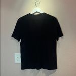 ZARA New  Junior’s Women’s Black Cotton T Shirt Size medium NWT Photo 5