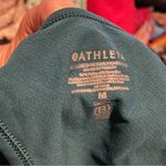 Athleta  Womens Tank Top Teal Racerback Ruched Size Medium Photo 8