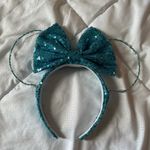 Disney  Blue Light Up Minnie Mickey Mouse Ears Headband HandMade Vacation Photo 3