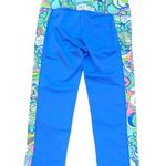 Lilly Pulitzer Luxletic Weekender Crop Leggings Light Blue Medium #98013 Workout Photo 2