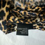 Etcetera   Buton Up Dress Shirt 12 Cheetah Print Tuxedo Style Corporate Siren Photo 8