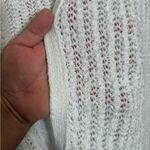 Coldwater Creek , White Soft Ribbon Yarn Cardigan,Size L,Made in Jordan Photo 8