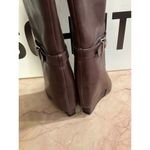 Schutz Jorian Up Boots in Dark Chocolate 5 with Box Womens leather Knee High Photo 8