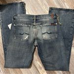 7 For All Mankind VINTAGE NEW Color Havana Flare Jean Sz 30 MINT Made in USA Y2K Photo 2