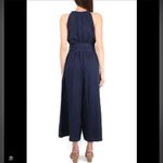 Apiece Apart NWOT  Isla Textured Sleeveless Wide Leg Jumpsuit Navy 6 Photo 1