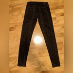 Anthropologie PRINCIPLE DENIM Dreamer Jeans 27 Chocolate Python Skinny Leg Stretch Soft Photo 8