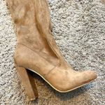 JustFab Taupe Thigh-High Boot Photo 4